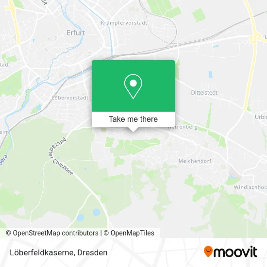 Карта Löberfeldkaserne