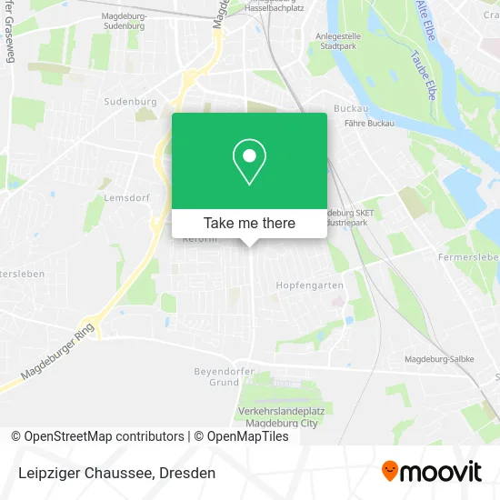 Leipziger Chaussee map