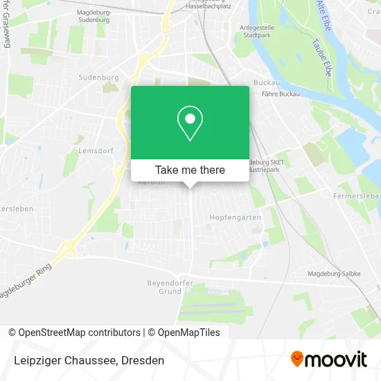 Leipziger Chaussee map