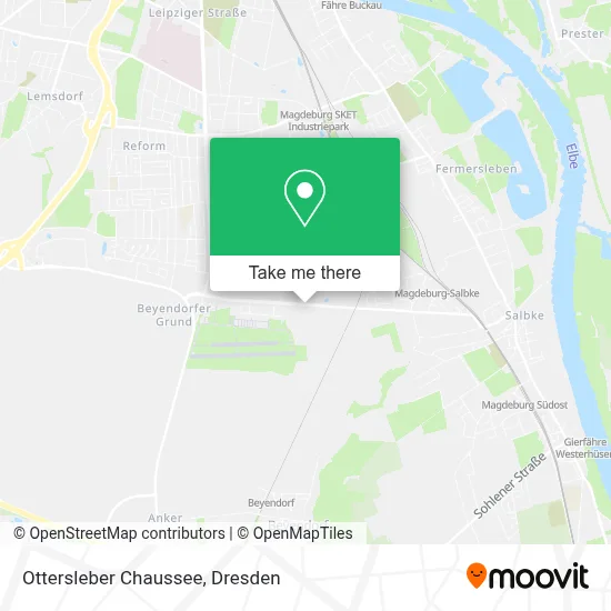 Ottersleber Chaussee map