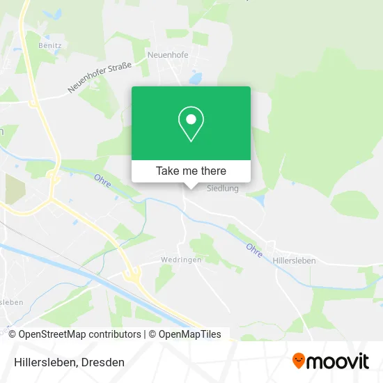 Карта Hillersleben