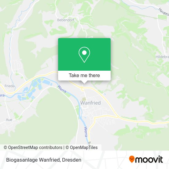 Карта Biogasanlage Wanfried