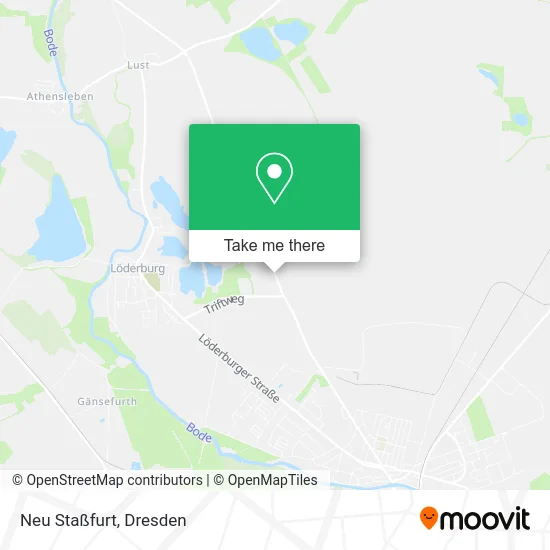 Карта Neu Staßfurt