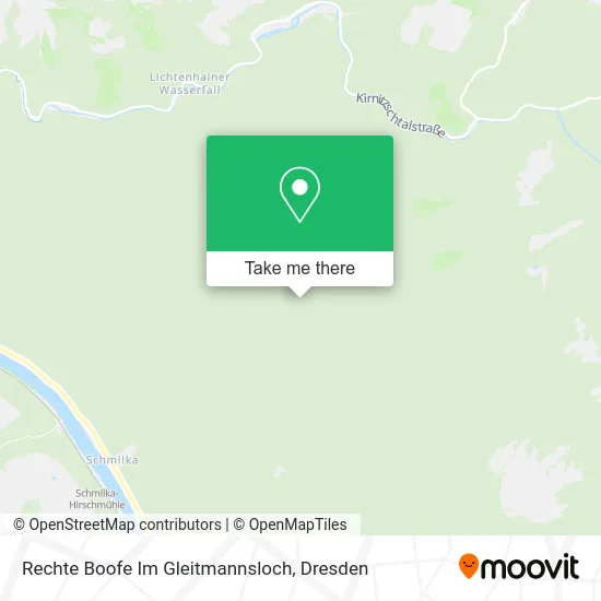 Карта Rechte Boofe Im Gleitmannsloch