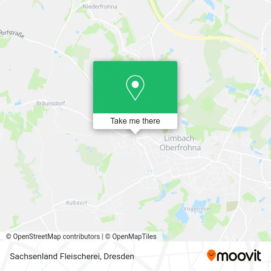 Карта Sachsenland Fleischerei