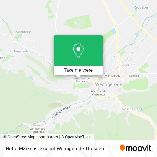 Карта Netto Marken-Discount Wernigerode
