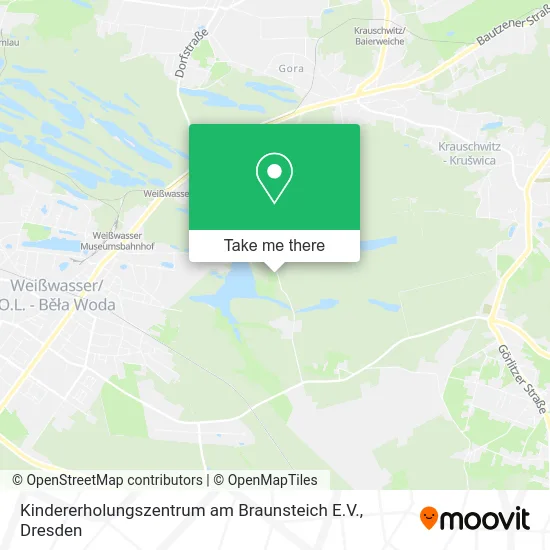 Карта Kindererholungszentrum am Braunsteich E.V.