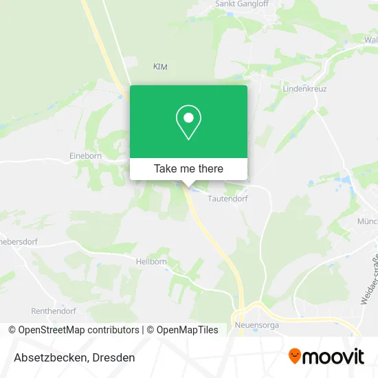 Карта Absetzbecken