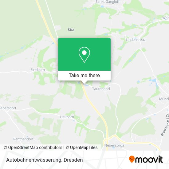 Карта Autobahnentwässerung