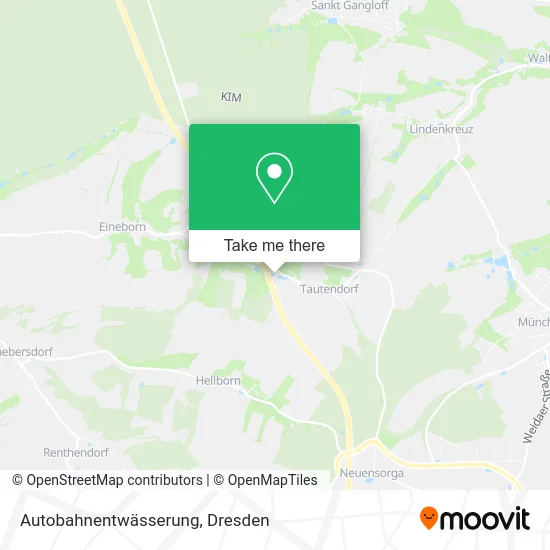 Карта Autobahnentwässerung