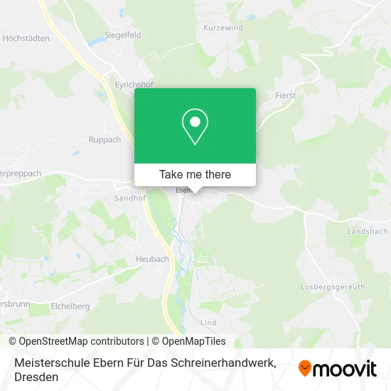 Карта Meisterschule Ebern Für Das Schreinerhandwerk