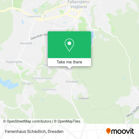 Карта Ferienhaus Schädlich