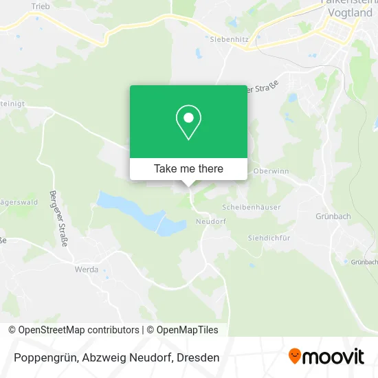 Poppengrün, Abzweig Neudorf map