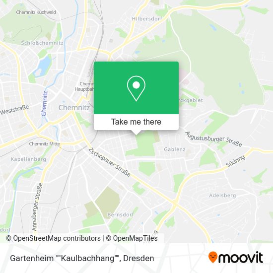 Карта Gartenheim ""Kaulbachhang""