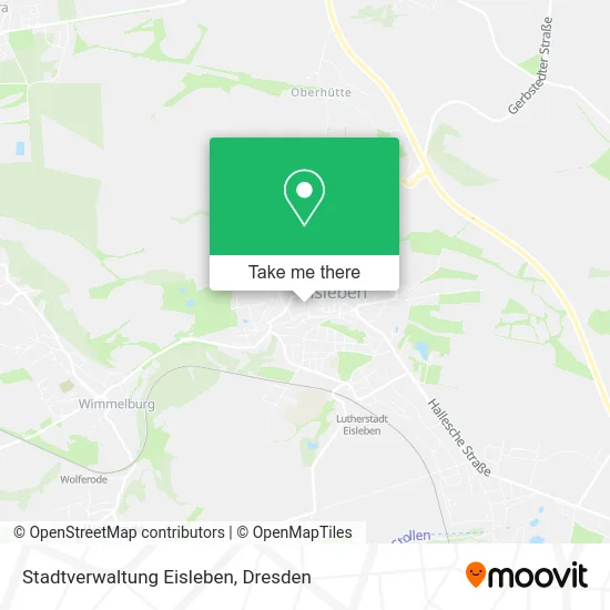 Карта Stadtverwaltung Eisleben