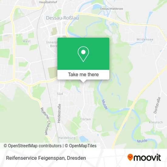Карта Reifenservice Feigenspan