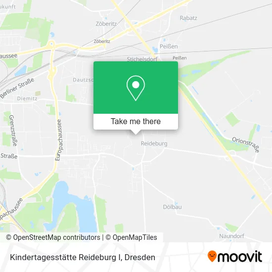 Карта Kindertagesstätte Reideburg I