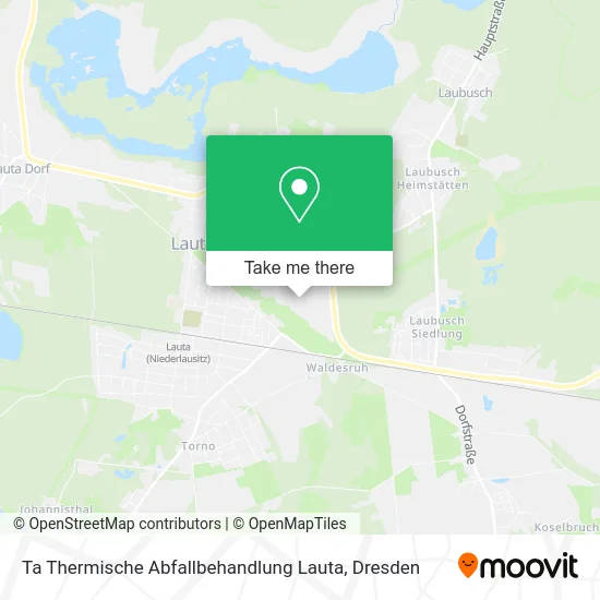 Карта Ta Thermische Abfallbehandlung Lauta