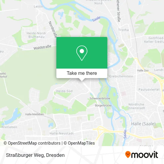 Карта Straßburger Weg