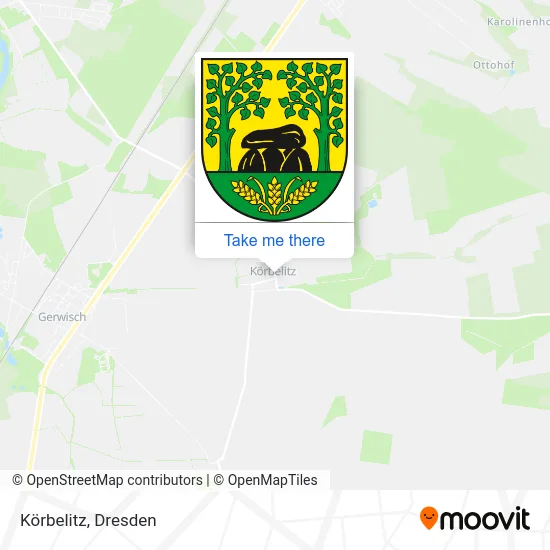 Карта Körbelitz
