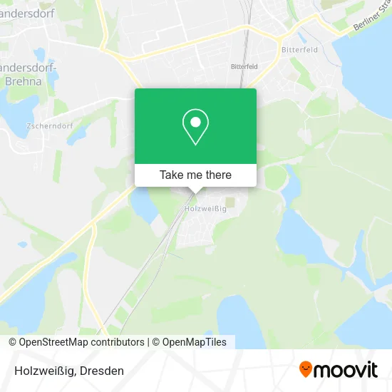 Holzweißig map