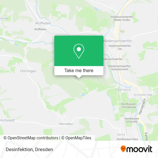 Карта Desinfektion