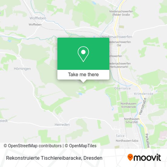 Rekonstruierte Tischlereibaracke map