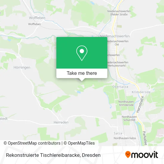 Rekonstruierte Tischlereibaracke map