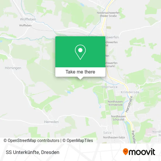 Карта SS Unterkünfte