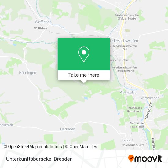 Карта Unterkunftsbaracke