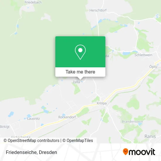 Карта Friedenseiche