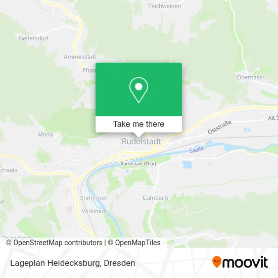 Карта Lageplan Heidecksburg