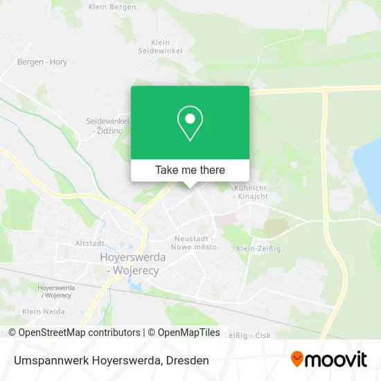 Карта Umspannwerk Hoyerswerda