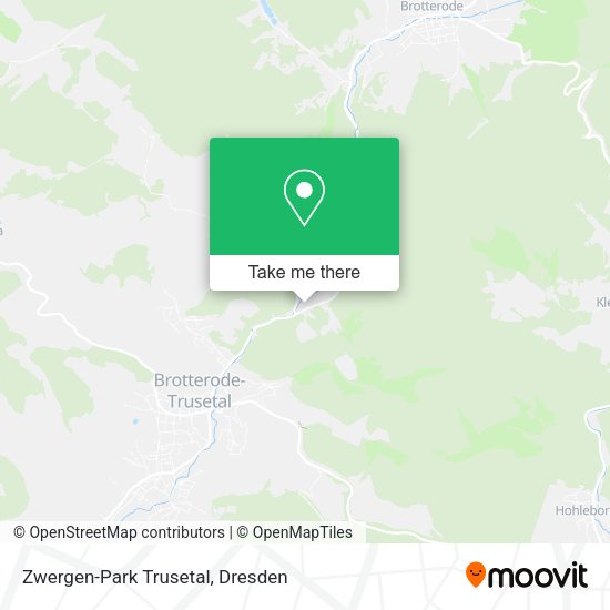 Карта Zwergen-Park Trusetal