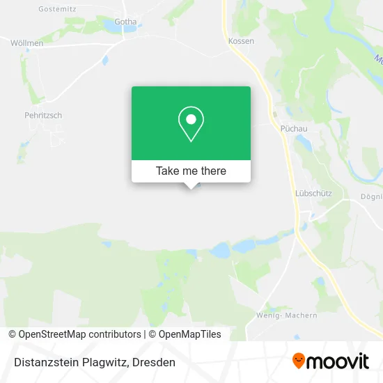 Карта Distanzstein Plagwitz