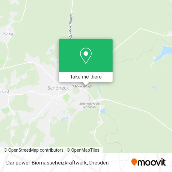 Карта Danpower Biomasseheizkraftwerk