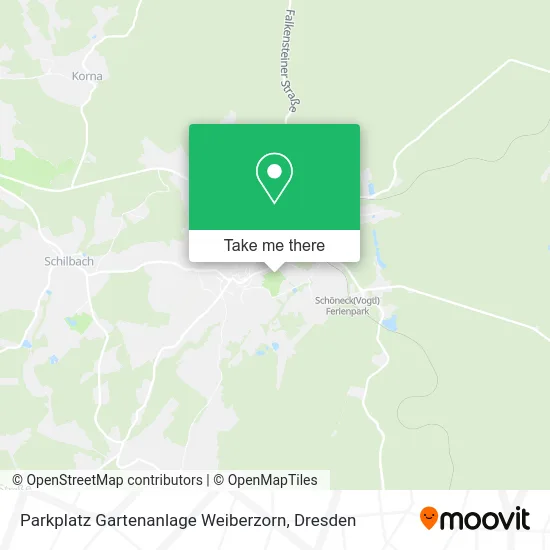 Карта Parkplatz Gartenanlage Weiberzorn
