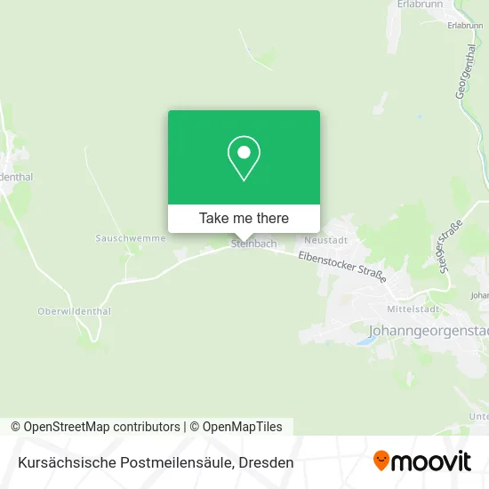 Карта Kursächsische Postmeilensäule