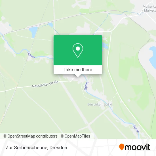 Карта Zur Sorbenscheune