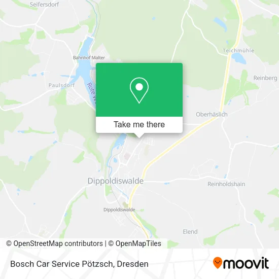 Карта Bosch Car Service Pötzsch