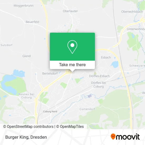 Карта Burger King
