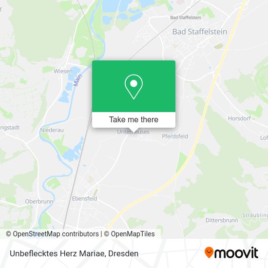 Карта Unbeflecktes Herz Mariae