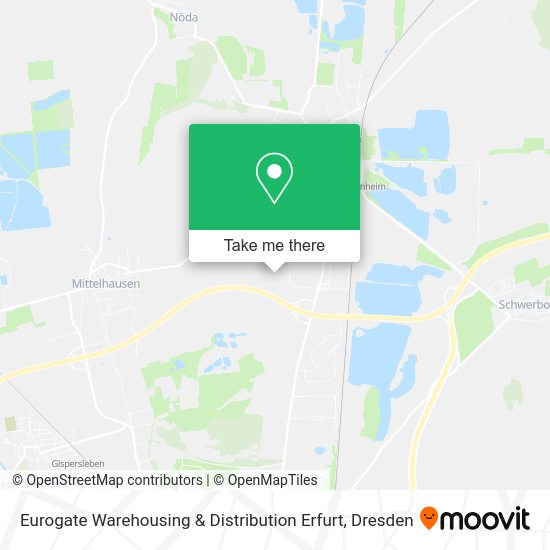 Карта Eurogate Warehousing & Distribution Erfurt