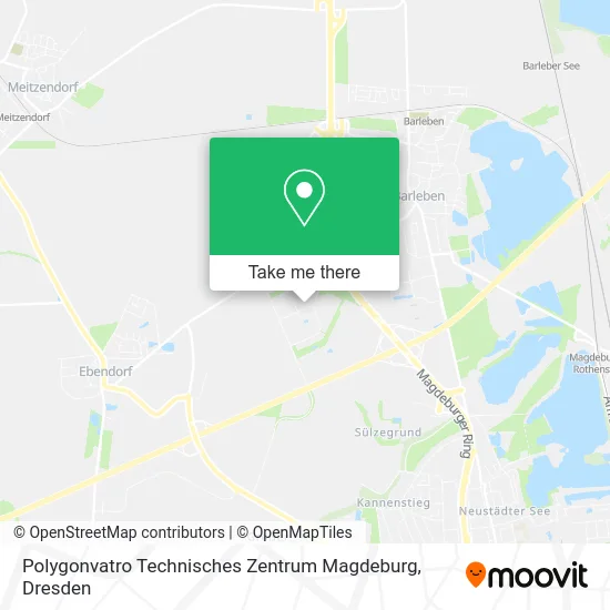 Карта Polygonvatro Technisches Zentrum Magdeburg