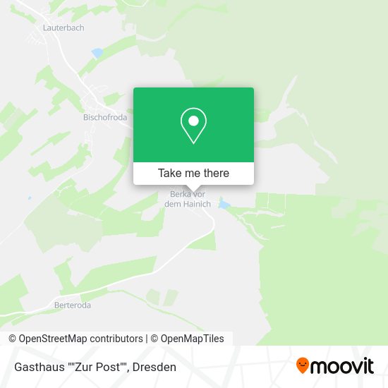 Карта Gasthaus ""Zur Post""