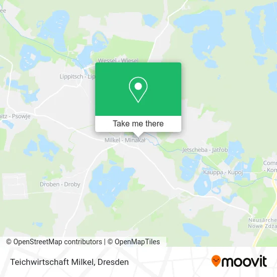 Карта Teichwirtschaft Milkel