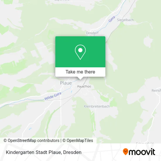 Карта Kindergarten Stadt Plaue