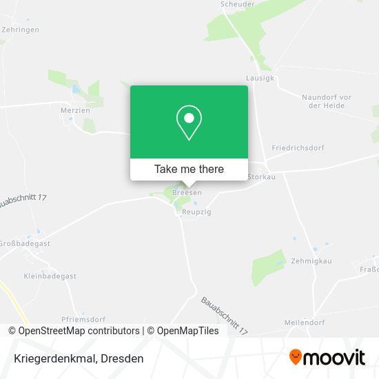 Карта Kriegerdenkmal