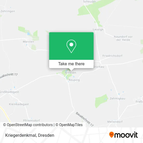 Карта Kriegerdenkmal