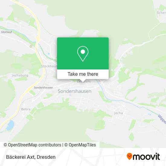 Карта Bäckerei Axt